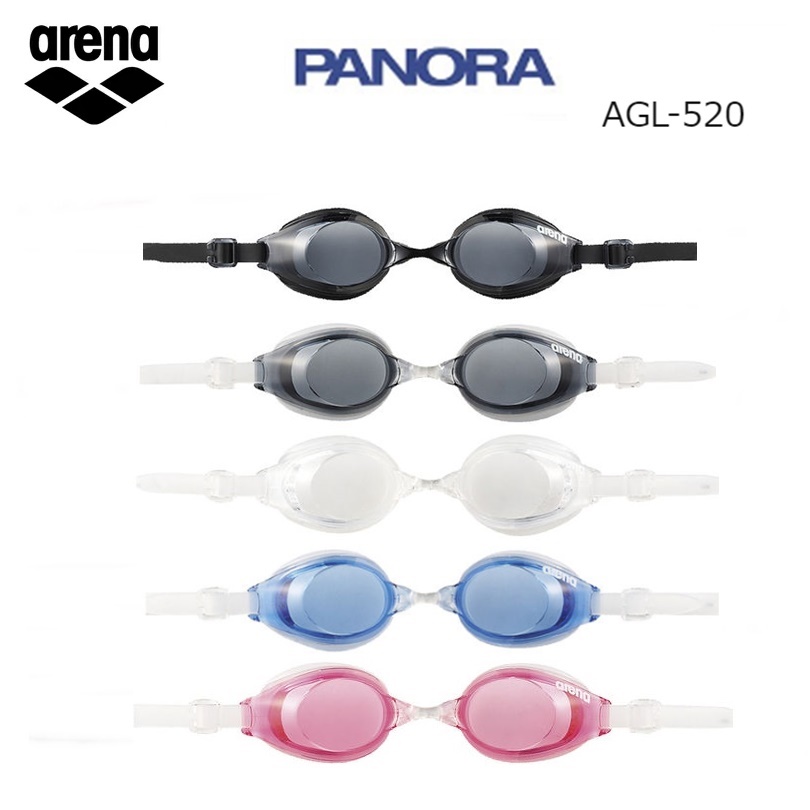 Arena Swimming Goggle Panora Free Size AGL520 Smoke Clear CSMK MADE IN JAPAN 