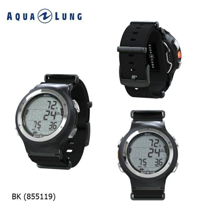 AQUA LUNG(アクアラング) i200C Black [NATOストラップ仕様] ダイブ 
