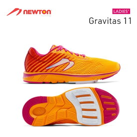 【送料無料！】 NEWTON(ニュートン) レディース ランニングシューズ GRAVITAS 11(グラビタス11) Orange/Pink(オレンジ×ピンク) [W000222] ※返品・交換不可商品となります。