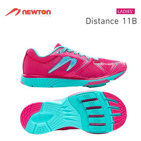 【送料無料！】 NEWTON(ニュートン) レディース ランニングシューズ DISTANCE 11B(ディスタンス11B) Pink/Turquiose(ピンク×ターコイズ) [W000622B] ※返品・交換不可商品となります。