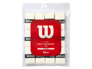 [䂤pPbg/lR|XőS!ws]Wilson PRO OVERGRIP V2.0 12PK White(EC\ vI[o[Obv V2.0 12{ zCgj[WR8450101001]