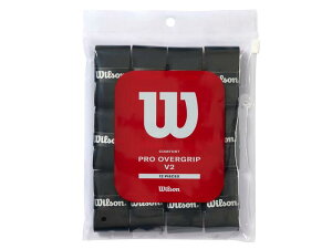 [䂤pPbg/lR|XőS!ws]Wilson PRO OVERGRIP V2.0 12PK Black(EC\ vI[o[Obv V2.0 12{ ubN)×2Zbg[WR8450102001]