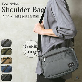 【楽天1位 / 超軽量鞄】ボディバッグ 8ポケット 撥水 スキミング防止 メンズ レディース サコッシュ 軽い RFID 斜めがけ カジュアル シンプル 肩掛け ショルダーバッグ 定番 鞄 磁気 防止 ショルダーバック カバン ブランド ギフト プレゼント / smaless スマレス SHB11