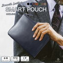 【累計2万個突破 / 本革ポーチの定番】L字 ポーチ 撥水 大容量 大きめ 小物入れ トラベル 旅行 レザー クラッチバッグ バックインバック トラベルポーチ レザー セカンドバッグ コンパクト シンプル 通帳入れ パスポート 軽い メンズ レディース ブランド/ PB1