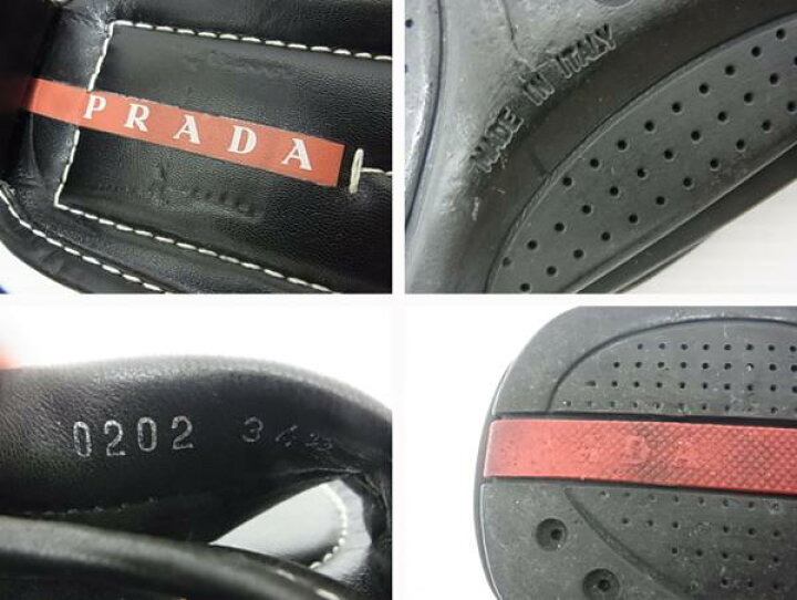 楽天市場】【中古】◇プラダ PRADA◇レザーサンダル クロス サマー 