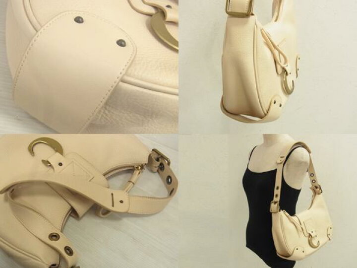 楽天市場】【中古】○美品○クロエ C金具 レザーショルダーバッグ  