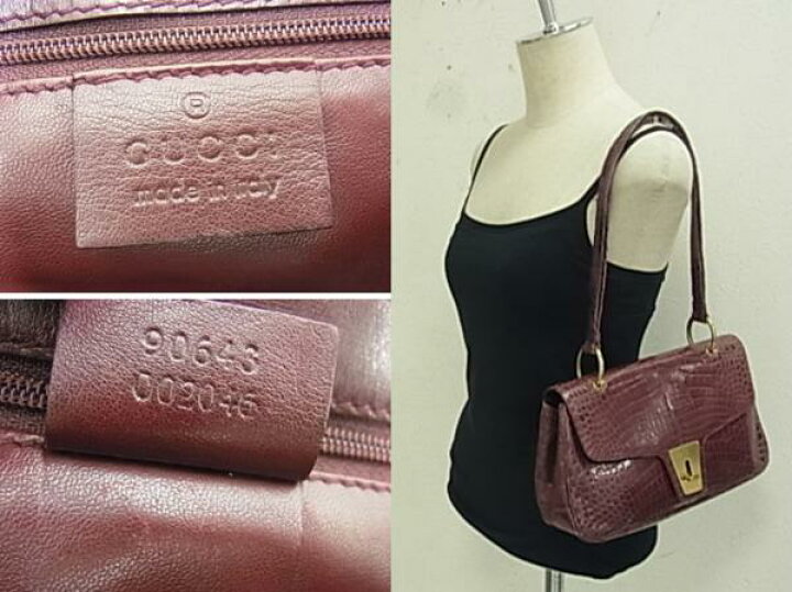 楽天市場】【中古】◇希少 最高級◇グッチ GUCCI◇クロコダイル 