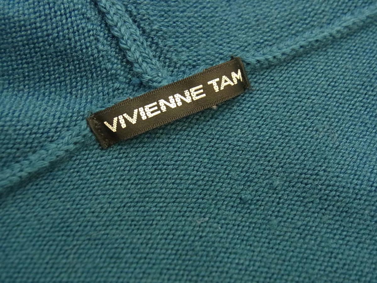 【中古】▽ヴィヴィアンタム 龍 ドラゴンデザイン ニットパーカー ジャケット VIVIENNE TAM レディース 女性 | 中古ブランドリサイクル  BLUE BLUE