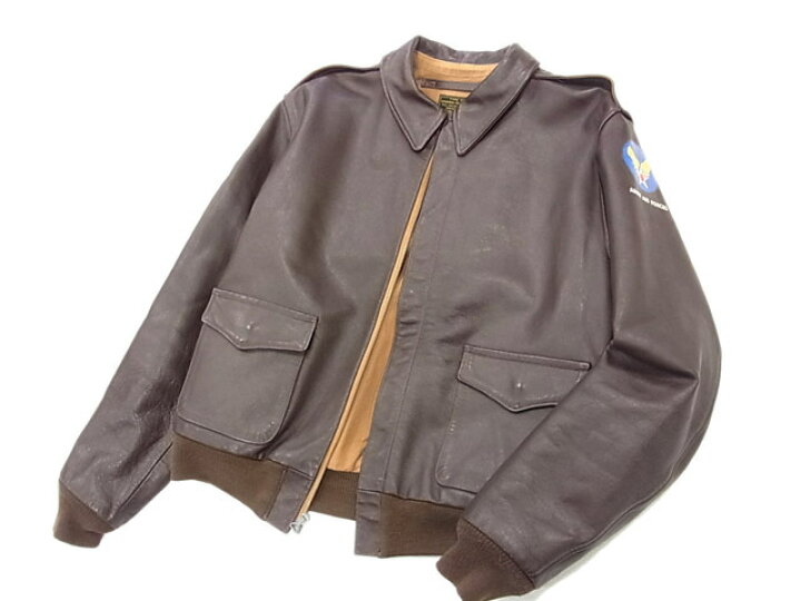 楽天市場】【中古】○フェローズ A-2 レザーフライトジャケット レザー 