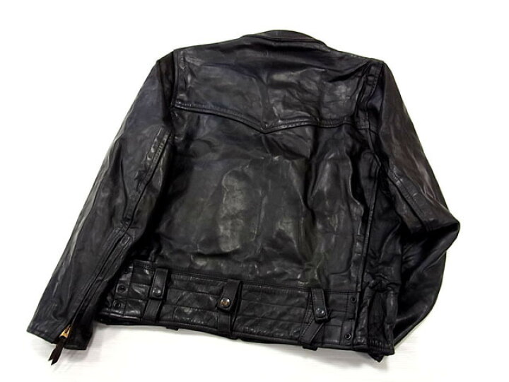 楽天市場】【中古】○エアロレザー 馬革 ポリスマン ライダース 