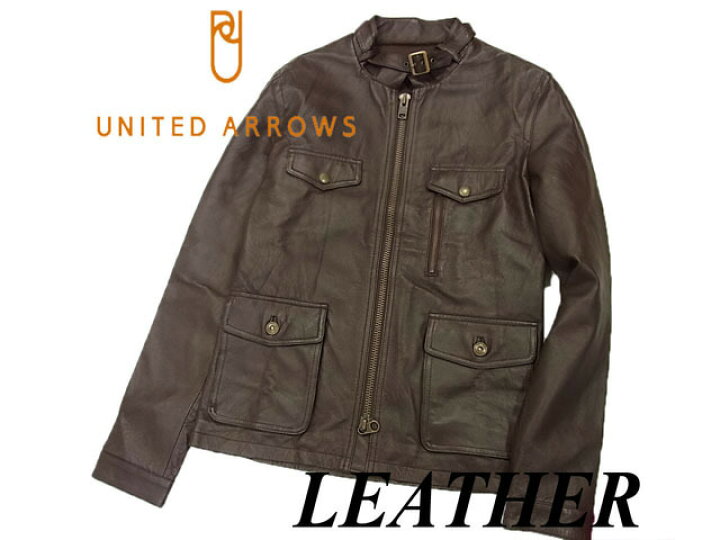 united arrows時しらずincertusレザージャケット