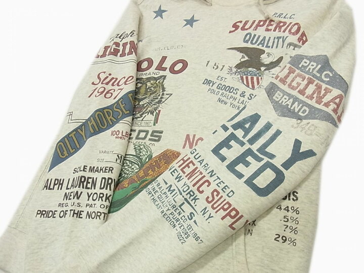 楽天市場】【中古】◇RALPH LAUREN 染み込みプリント スウェット 後付  