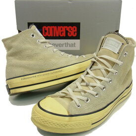 【中古】希少☆CONVERSE×thisisneverthat CT70 スエードレザー ハイカットスニーカー チャックテイラー オールスターハイ USED加工 CHUCK 70 HI