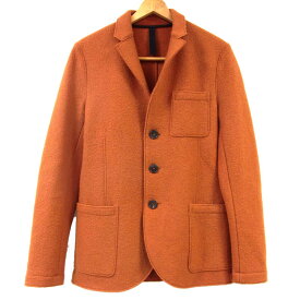 【中古】美品◆HARIS WHARF LONDON テーラードジャケット 3B ウール イタリア製 ハリスワーフロンドン メンズ