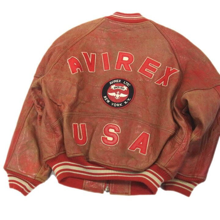 楽天市場】【中古】VINTAGE○AVIREX アヴィレックス 90's レザー 