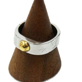 【中古】◆LOUIS VUITTON ルイヴィトン リング ナノグラム 指輪 レディース