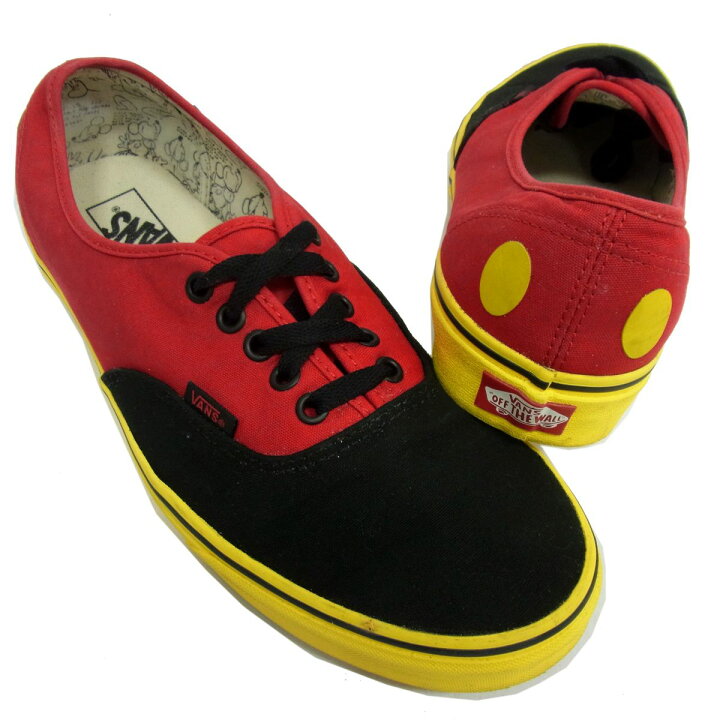 楽天市場】【中古】美品 限定□VANS Disney Mickey Mouse 90周年コラボ 