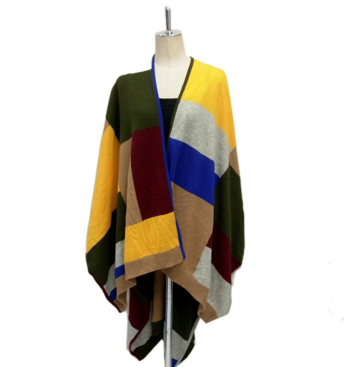 楽天市場】【中古】◇CASHYAGE カシミヤ100％ マント ケープ ポンチョ 