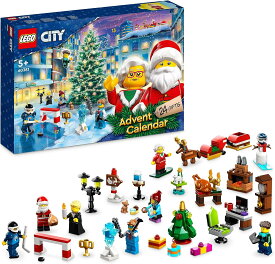 【エントリーで5倍★24時間限定クーポン配布】レゴ(LEGO) シティ アドベントカレンダー 2023 クリスマスプレゼント 子供 おもちゃ 玩具 男の子 女の子 クリスマス ギフト ブロック プレゼント 乗り物 のりもの 街づくり 60381