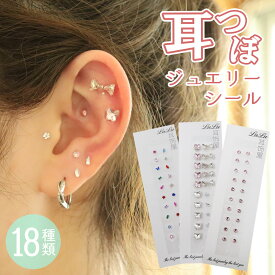 【エントリーで5倍★24時間限定クーポン配布】【話題の耳つぼジュエリー】耳つぼジュエリー 耳つぼシール 耳つぼダイエット マグレイン 耳ツボ セルフ 自分で 簡単 可愛い パーツ 透明 シール 健康グッズ 肩こり コリほぐし リフトアップ 銀粒 20粒 60粒 120粒