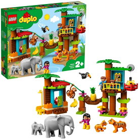 【24時間限定クーポン配布中】レゴ(LEGO) デュプロ 世界のどうぶつ ジャングル探検 10906 知育玩具 ブロック おもちゃ 女の子 男の子
