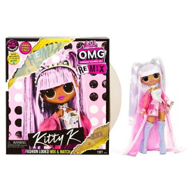 L.O.L. Surprise! O.M.G. Remix Kitty K Fashion Doll 25 Surprises with Music L.O.LサプライズOMG Remix Kitty K Fashion Doll [並行輸入品]
