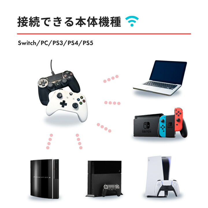 楽天市場】【 最新版 プレステ5 対応 アダプター】Nintendo Switch PS5 