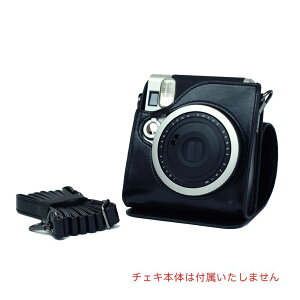 �y2���Ԍ���N�[�|���z�z���z�`�F�L instax mini90 ��p���ʃP�[�X (�u���b�N)