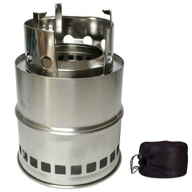 ステンレス製 コンパクト ウッドストーブ 収納袋付き