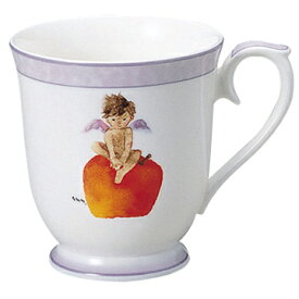 【NARUMI(ナルミ)】　いわさきちひろマグカップ（りんごと天使）　　ブランド通販　マグ　　【創業明治元年の安心感】　陶器通販