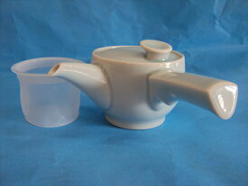 〜茶和(SAWA)〜　急須　　青白磁　（ストレーナー付き）セット《【白山陶器】ストレーナー・ホワイトはステンレス・茶こしに代わりました（映像は前の写真です 》