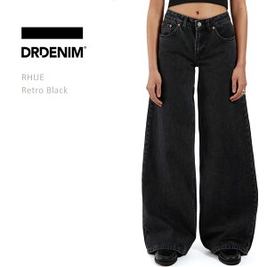 DR DENIM�h�N�^�[�f�j�� ���C�h �t���A RHUE Low Wide Flare �f�j�� �W�[���Y ���f�B�[�X ���C�h�f�j�� ���[���C�Y �W�[�p�� ���C�h�p���c �t���A �p���c Dr Denim �C���f�B�S�u���[ �u���b�N �O���[