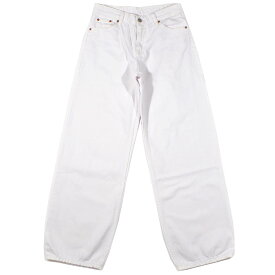 DR DENIM（ドクターデニム）HILL Low Rise Relax Wide Straight Whiteワイド デニム ジーンズ リラックスストレート ローライズ ホワイトデニム レディースジーンズ 白デニム ドクターデニム