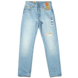 Levi's リーバイス 150th Anniversary 501 ORIGINAL Light Indigo Destructedリーバイス 501 150周年 限定版 usa 米国モデル ダメージ デニム レディース ジーンズ 501® JEANS FOR WOMEN Levis levis LEVIS