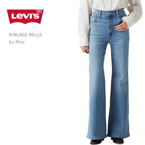 �ySALE�zLevi's ���[�o�C�X �t���A�W�[���Y RIBCAGE BELL So Nice ���[�o�C�X �x���{�g�� ���f�B�[�X �t���A�p���c �t���A �f�j�� �n�C���C�Y levis ���[�o�C�X���f�B�[�X