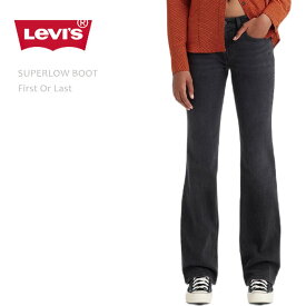 Levi's リーバイス SUPERLOW BOOT First Or Last ローライズ ブーツカットリーバイス レディース ブーツカット usa 米国モデル デニム ブラックデニム ジーンズ パンツ levis levi's LEVIS