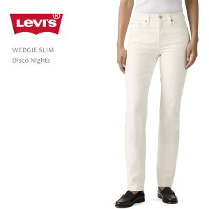 Levi's Premium ���[�o�C�X �z���C�g �f�j�� �W�[���Y WEDGIE SLIM Disco Nights ���[�o�C�X �v���~�A�� �E�F�b�W �X���� ���f�B�[�X �W�[���Y �z���C�g�f�j�� �l�C �u�����h ���f�B�[�X�p���c ��������