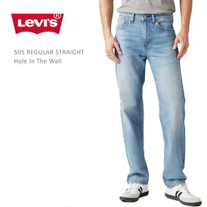 LEVI'S ���[�o�C�X 505 REGULAR STRAIGHT Hole In The wall ���[�o�C�X505 ���M�����[ �X�g���[�g �f�j�� �W�[���Y �����Y�f�j�� �����Y�p���c Levi's Ease levis 505