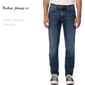 NUDIE JEANS ヌーディージーンズ GRITTY JACKSON Blue Slateヌーディージーンズ グリッティジャクソン レギュラーストレート ジーンズ メンズデニム デニムパンツ nudie jeans co