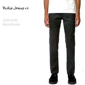 【SALE】NUDIE JEANS ヌーディージーンズ LEAN DEAN Black Mindedヌーディージーンズ リーンディーン タイトストレート メンズデニム ブラックデニム デニムパンツ nudie jeans co
