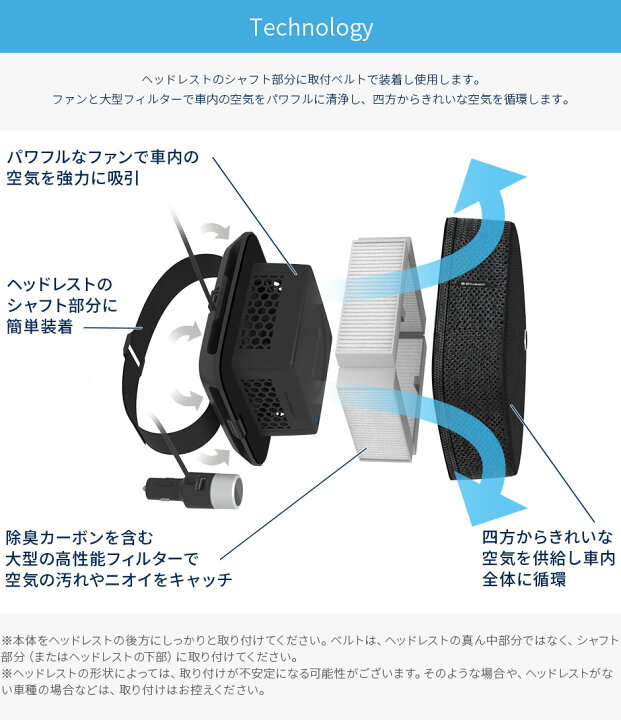 クリスマスファッション ブルーエア 車載用 空気清浄機 Cabin P2i Materialworldblog Com