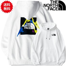 ノースフェイス パーカー 春 メンズ バックプリント ボックスロゴ フーディー 裏起毛 THE NORTH FACE Places We Love Hoodie ノースフェイスパーカー レディース フーディーパーカー 白 ホワイト S M L XL LL 2L 3L 4L 5L XXL 2XL 3XL 4XL 大きいサイズ ビッグサイズ