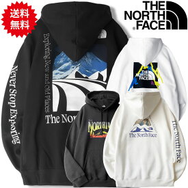 ノースフェイス パーカー 秋 冬 メンズ バックプリント ボックスロゴ フーディー 裏起毛 THE NORTH FACE Places We Love Hoodie ブランド ノースフェイスパーカー レディース フーディーパーカー 黒 ブラック 白 ホワイト S M L XL LL 2L 3L 4L 5L XXL 2XL 3XL 4XL 2024