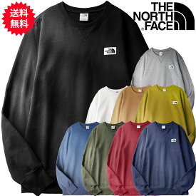 ノースフェイス トレーナー スウェット 長袖 メンズ THE NORTH FACE トレーナ Heritage Patch Crew 裏起毛 シンプル ワンポイント パッチロゴ ロゴトレーナー レディース ノースフェイストレーナー 黒 ブラック 白 ホワイト グレー ネイビー オリーブ S M L XL LL 2L 3L 2XL