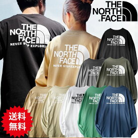 ノースフェイス ロンT 長袖 Tシャツ メンズ 長袖Tシャツ ろんT ブランド 長袖シャツ ロンティー バックプリント THE NORTH FACE ハーフドーム Backprint Tee ロングTシャツ 2026 新作 春 夏 レディース 大きいサイズ 黒 白 ブラック ホワイト S M L XL LL 2L 3L 4L XXL 2XL