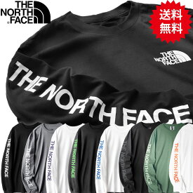 ノースフェイス ロンT 長袖 Tシャツ メンズ 長袖Tシャツ 長袖シャツ ろんT ロングTシャツ ブランド 袖プリント THE NORTH FACE Sleeve Hit Tee ノースフェイスロンT ゆったり 大きいサイズ ビッグシルエット レディース も着れる 黒 白 S M L XL LL 2L 3L XXL 2XL 2025 春