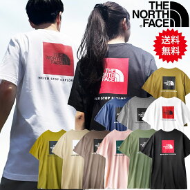 ノースフェイス Tシャツ メンズ 半袖 ティーシャツ ボックスロゴ バックプリント THE NORTH FACE Red Box Tee 新作 2025 夏 ブランド コットン 綿 半袖Tシャツ ノースフェイスTシャツ レディース 大きいサイズ 黒 ブラック 白 ホワイト SS XS S M L XL LL 2L 3L 4L XXL 2XL