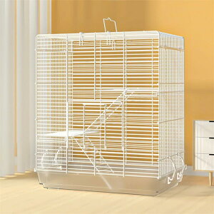 【楽天1位】モモンガ ケージ 大きい 3階建て フェレット ケージ 大型 フクロモモンガ イージーホーム 縦長 小動物 快適 シマリス デグー ハムスター 飼育 持ち運び 網