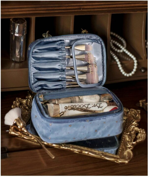 楽天市場】メイクポーチ 大きめ 化粧ポーチ コスメポーチ バニティ  