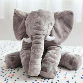 【P20倍！】ゾウ　ぬいぐるみ 欧米SNSで大人気！ ぬいぐるみ ぬいぐるみ ゾウ 象 抱き枕 インテリア 子供 おもちゃ 特大 動物 抱き枕　ふわふわで癒される 柔らか 心地いい プレゼント 長さ60cm ハロウィン クリスマス 母の